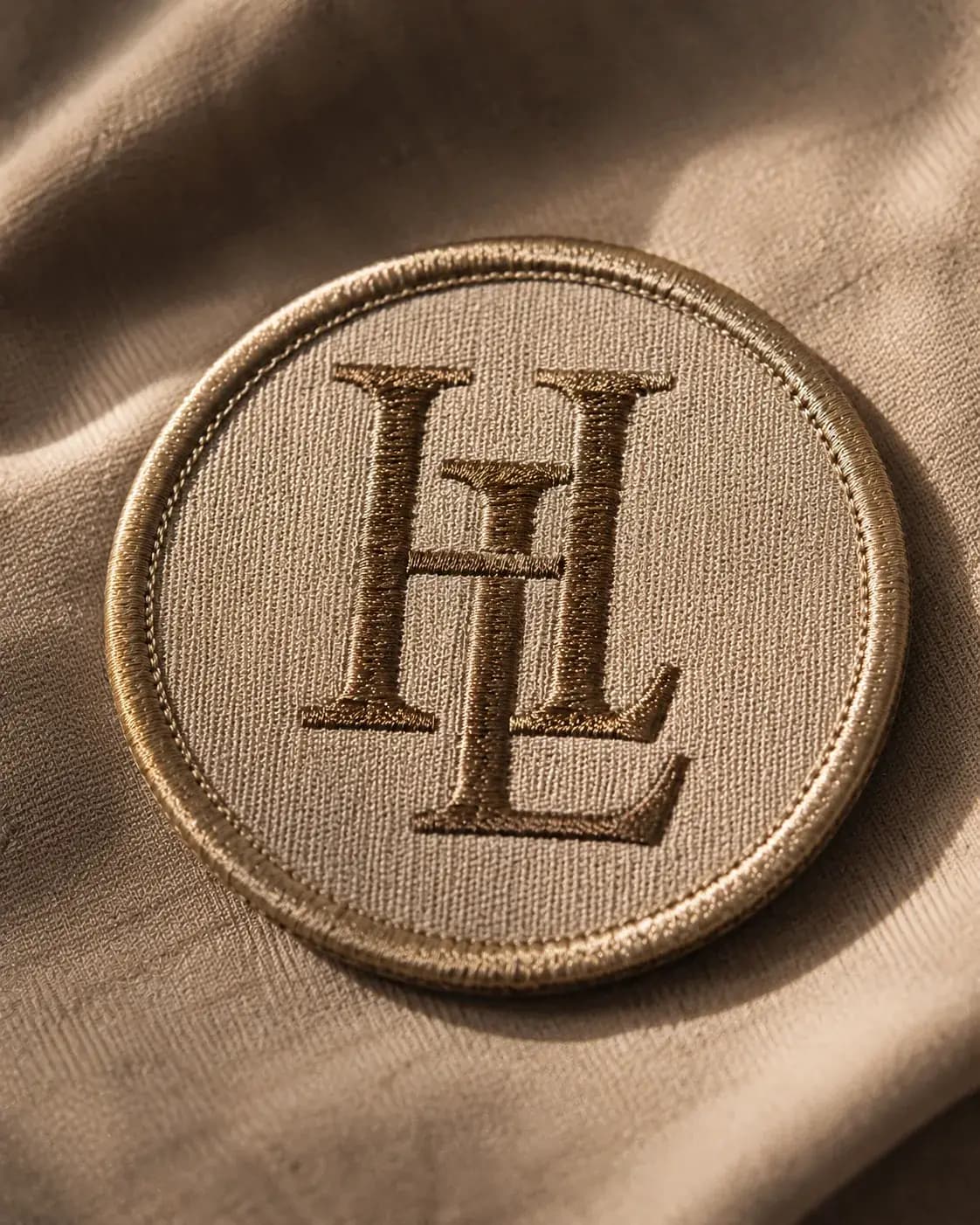 Écusson brodé monogramme sur-mesure Paris — Paris Broderie