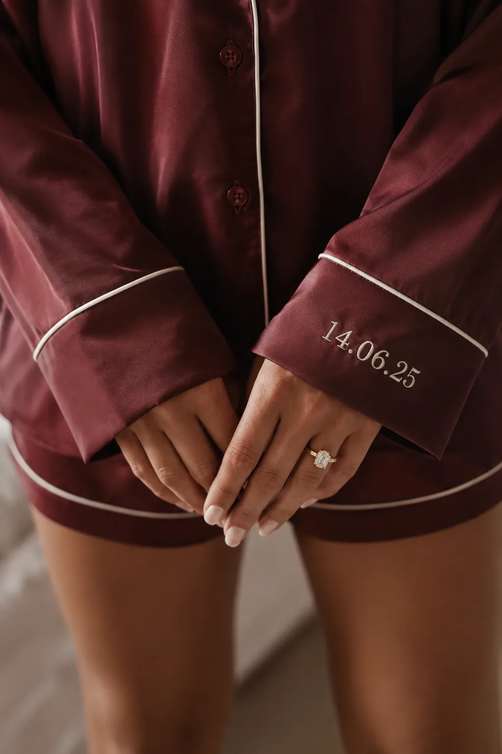 Pyjama brodé mariage Paris — Paris Broderie